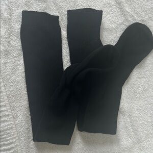 Black Knee-High Socks